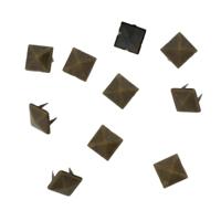 Vaessen Creative • studs vierkant 12x12mm 10pcs bronze - thumbnail