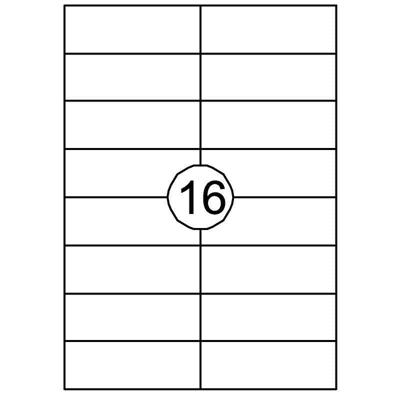 Etiket Quantore 105x37mm 1600 stuks