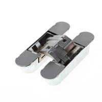 BSW Hide verdekt liggend scharnier - 160-120ND - donker nikkel - thumbnail