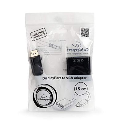 DisplayPort M - VGA F adapterkabel 15 cm wit DisplayPort M - VGA F adapterkabel 15 cm wit