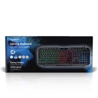 Nedis Bedraad Gaming Toetsenbord USB Type-A Membrane Toetsen LED AZERTY Frans - thumbnail