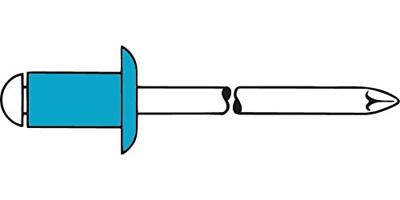 Gesipa 1433621 Popnagel (Ø x l) 3 mm x 6 mm RVS RVS Blindniet A2/A2 3x6mm Standard KS 1,0-3,0mm 500 stuk(s) Gesipa 1433621 Popnagel (Ø x l) 3 mm x 6 mm RVS RVS Blindniet A2/A2 3x6mm Standard KS 1,0-3,0mm 500 stuk(s)