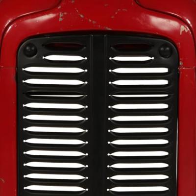 Bartafel tractor 55x120x107 cm massief mangohout rood en bruin