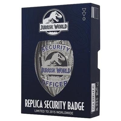 Jurassic World Limited Edition Replica Security Officer Badge
