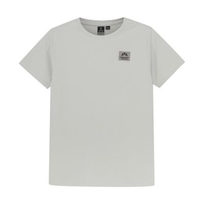 T-Shirt Badge and Backprint Dawn Blue