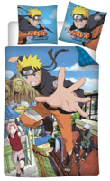 Naruto Dekbedovertrek eenpersoons 140 x 200 cm Katoen 65 x 65 cm - thumbnail