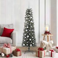VidaXL Kunstkerstboom met 150 led groen 150 cm pvc en plastic en staal - thumbnail