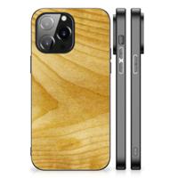 iPhone 14 Pro Max Houten Print Telefoonhoesje Licht Hout - thumbnail