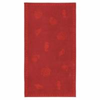 Seahorse Strandlaken Shells Red 100x200 - thumbnail