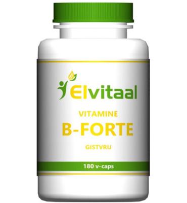 Elvitum Vitamine B-Forte Gistvrij Vegicaps Elvitum Vitamine B-Forte Gistvrij Vegicaps