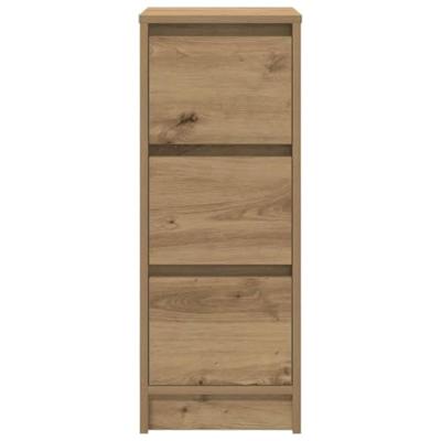 Dressoir 29,5x34x76 cm bewerkt hout artisanaal eikenkleur Dressoir 29,5x34x76 cm bewerkt hout artisanaal eikenkleur