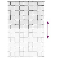 Doucherolgordijn met cassette 160x240 cm stofbreedte 156 cm - thumbnail