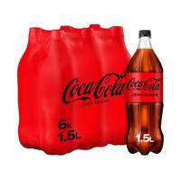Coca-Cola Zero frisdrank, fles van 1,5 l, pak van 6 stuks - thumbnail