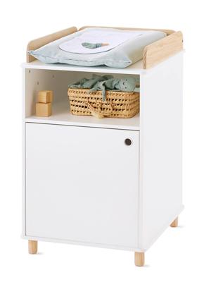 Verschoontafel Ptitlou wit/hout Verschoontafel Ptitlou wit/hout