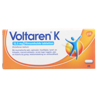 Voltaren K 12,5 mg pijnstiller Filmomhulde Tabletten Diclofenac-Kalium - thumbnail