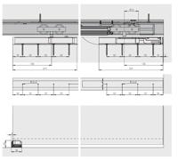 Hawa schuifdeurgarnituur - Junior 80/B Pocket - 25074 - thumbnail