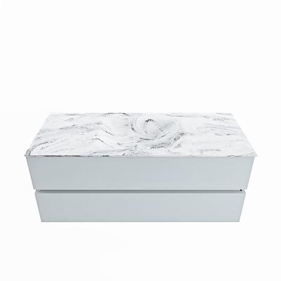 MONDIAZ VICA-DLUX 120cm badmeubel onderkast Clay 2 lades. Inbouw wastafel CLOUD midden 1 kraangat, kleur Glace. MONDIAZ VICA-DLUX 120cm badmeubel onderkast Clay 2 lades. Inbouw wastafel CLOUD midden 1 kraangat, kleur Glace.