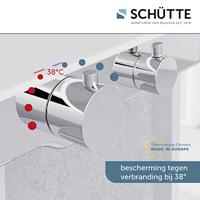 Thermostatische Douchemengkraan Schutte Ocean met Planchet Chroom Wit Schütte - thumbnail