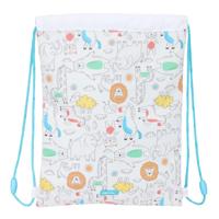 Rugtas met Koordjes Safta Zoo Beige 26 x 34 x 1 cm - thumbnail