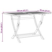 5-delige Tuinset poly rattan en massief hout beige - thumbnail