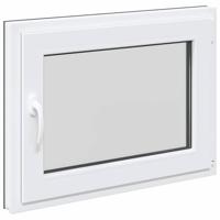 Kelderraam "RISOR" 80x60 cm draai-kiep DIN rechts antraciet - thumbnail