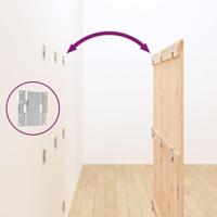 Wandhoofdbord 127,5x3x110 cm massief grenenhout - thumbnail