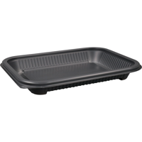 Bak | PP | 450ml | hot Deli Deluxe | 227x177x27mm | grijs | 400 stuks - thumbnail