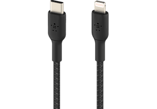 Belkin BOOSTCHARGE gevlochten USB-C naar Lightning kabel Belkin BOOSTCHARGE gevlochten USB-C naar Lightning kabel