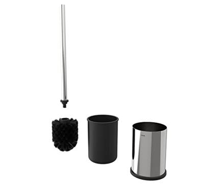 Tiger Vrijstaande Toiletborstel met Houder Colar RVS Gepolijst