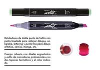 Markeerstiften Alex Bog Luxury Multicolour 80 Onderdelen Dubbelzijdig - thumbnail