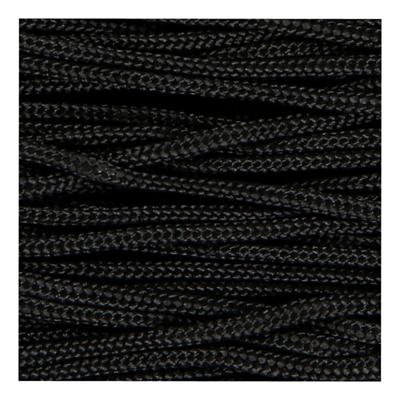 Creativ Company Macramé koord, dikte 2 mm, zwart, 8 m/ 1 rol