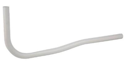 Kirchhoff Spoelbuis 90° offset, wit, 700 x 250 mm - 98818040