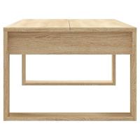 Salontafel 102x50x35 cm bewerkt hout sonoma eikenkleurig - thumbnail