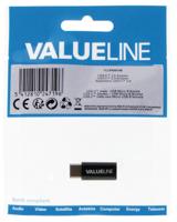 Valueline vlcp60910b usb 2.0-adapter usb-c male - usb micro-b female zwart - thumbnail