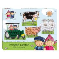 Bambolino Toys Fien & teun pompom plakken - thumbnail