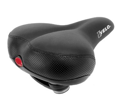 Velo safety zadel city 265x240mm zwart op kaart