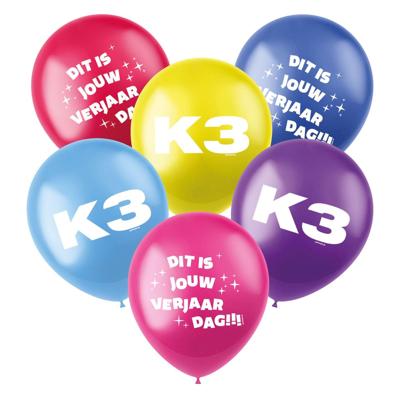 Folat BV K3 ballonnen, 6st.