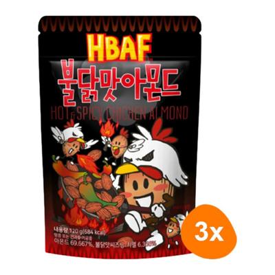 HBAF - Hot & Spicy Chicken Almond - 3x 120g