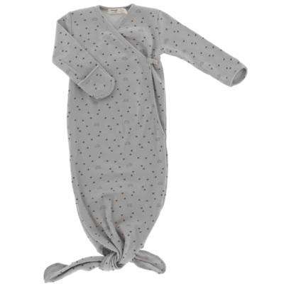 Snoozebaby baby knoopslaapzak 3-6 mnd Smokey Green Lets Grow