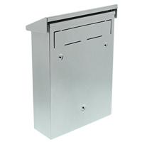 Burg Wächter DAILY 5861 SI Daily 5861 Si Brievenbus Plaatstaal Zilver Sleutelslot - thumbnail