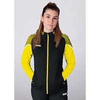 JAKO 6822D Jas Met Kap Performance Dames - Zwart/Zachtgeel - 36 - thumbnail