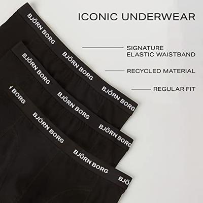 Bjorn Borg boxershorts cotton stretch 3-pack zwart