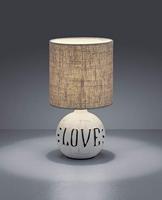 Trio Landelijke schemerlampEsna Love 16cm grijs - R50661025 - thumbnail