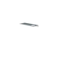 Hotbath &More Planchet 30 cm inclusief bevestigings rails met 1 uitsparing voor een zeepdispenser of beker RVS 316 - thumbnail