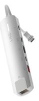 Hub USB Linq Byelements LQ49061 Wit Grijs - thumbnail