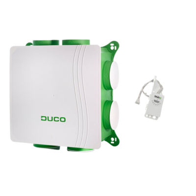 Ducobox Silent All-in-one Rh - Randaarde Stekker + Vocht Boxsensor