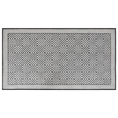 VidaXL Buitenkleed omkeerbaar 80x150 cm grijs en wit