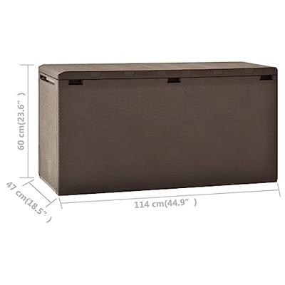 Tuinbox 114x47x60 cm bruin Tuinbox 114x47x60 cm bruin