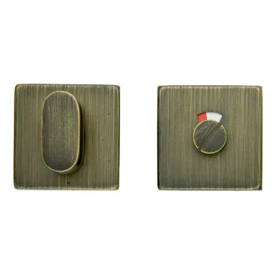 Hdd Pro WC Garnituur Square Shape Mat Brons