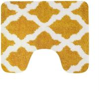 Dutch House Toulon Toiletmat 60x50 cm Oker/Wit - thumbnail